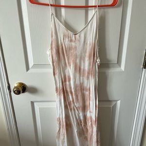 Crescent midi dress